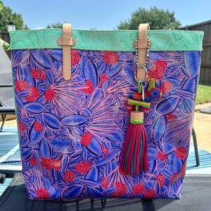 Retired Consuela “Loretta” Slim Tote + Donkey Charm NWOT